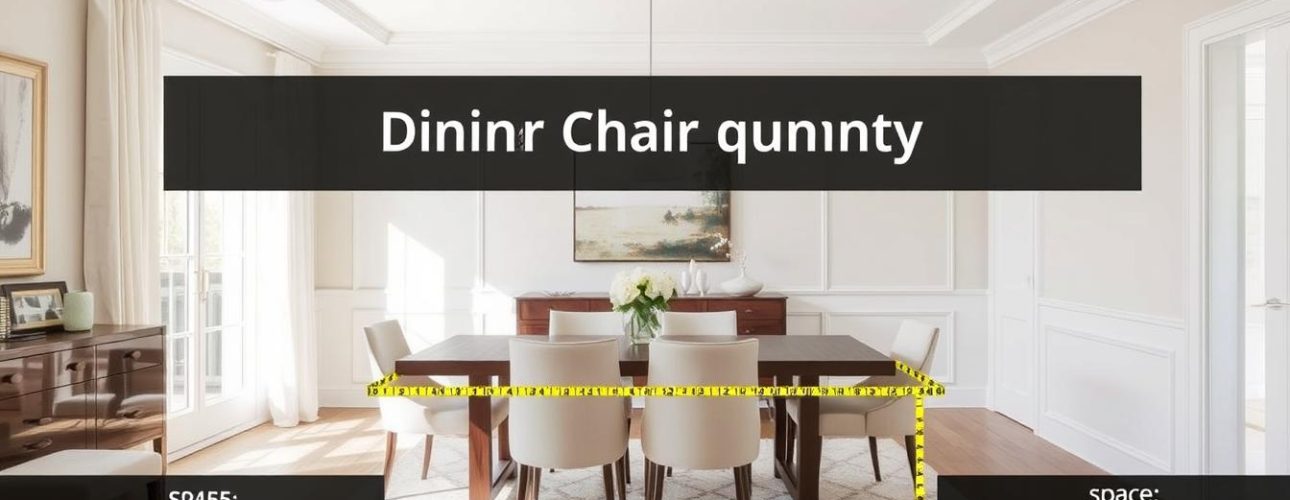 Verschillende factoren die het aantal eetkamerstoelen beïnvloeden, waaronder tafelgrootte, vorm en beschikbare ruimte