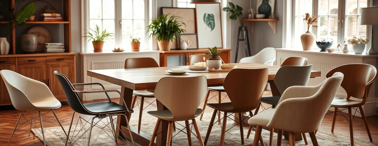 Wat voor stoelen passen bij een houten tafel