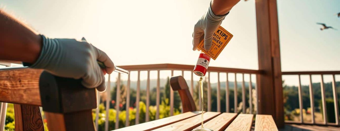 acaciahout behandelen buiten