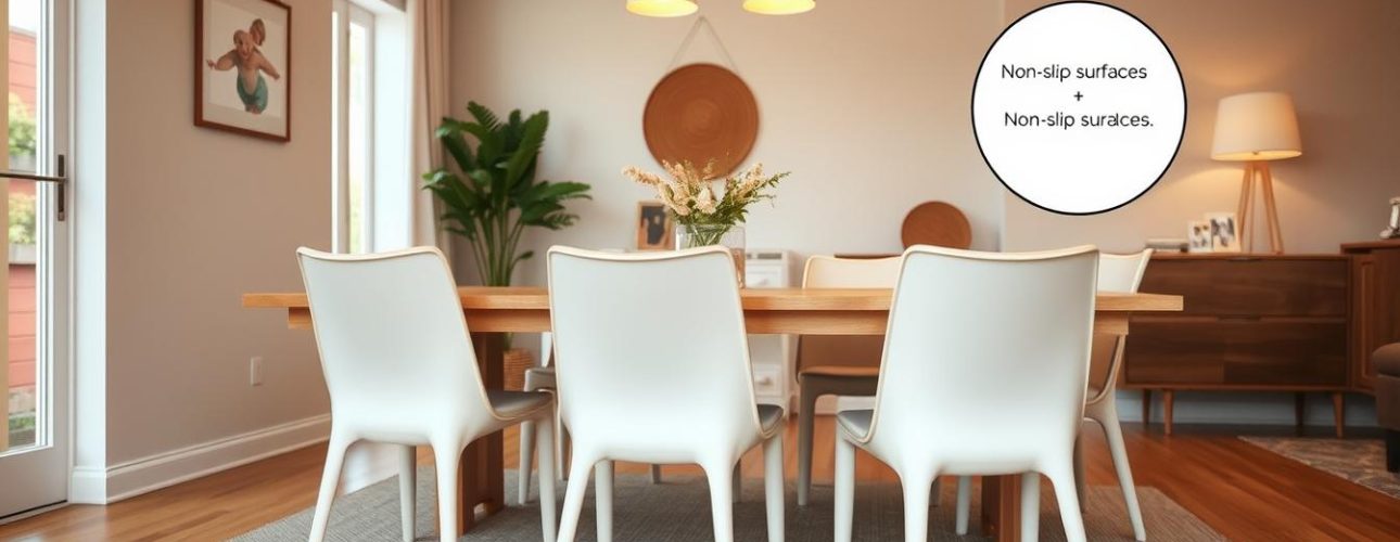 eetkamerstoelen met anti slip