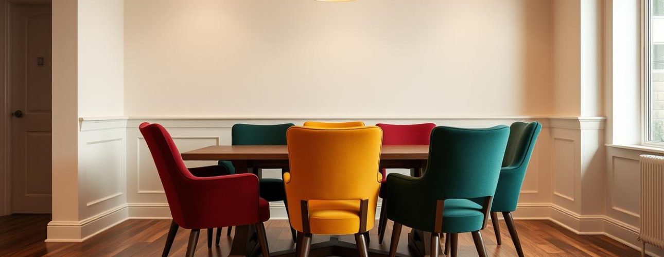 gekleurde eetkamerstoelen kopen