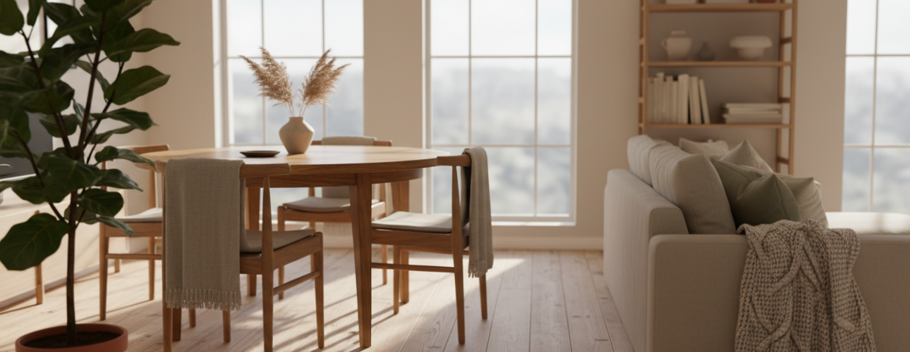 hout scandinavisch interieur