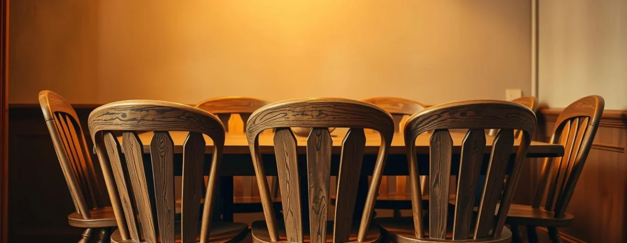 houten eetkamerstoelen vintage