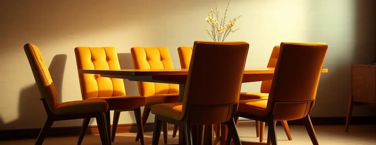 jaren 60 eetkamerstoelen
