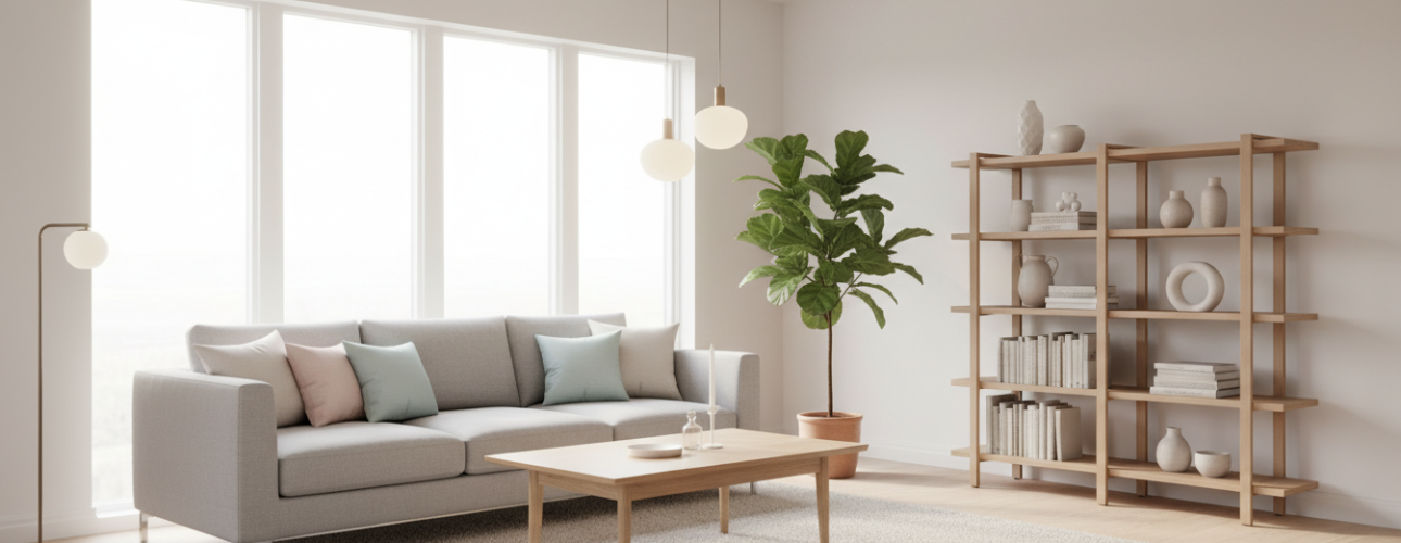 licht scandinavisch interieur