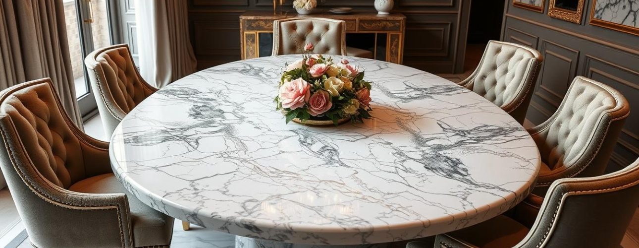 marmeren eettafels