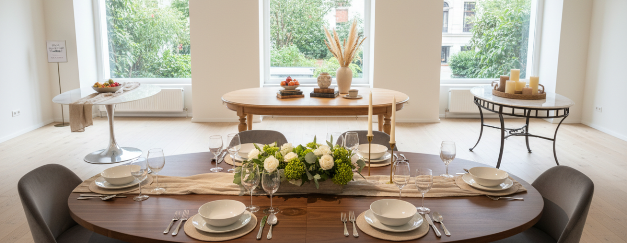 ovale eettafels te koop