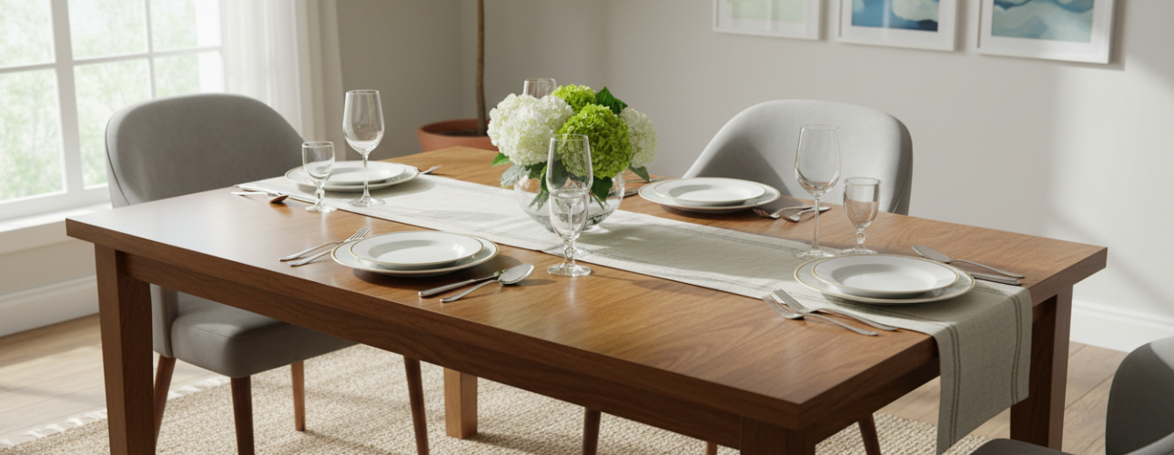 rechthoekige eettafel 150 cm