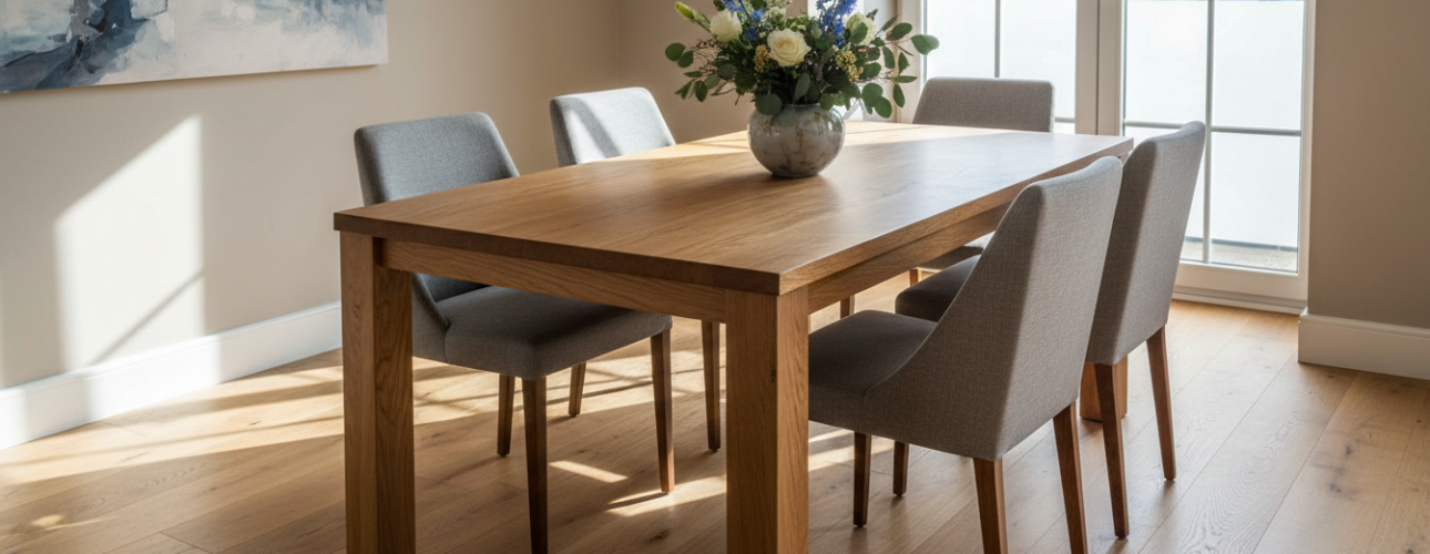 rechthoekige eettafel 180 cm