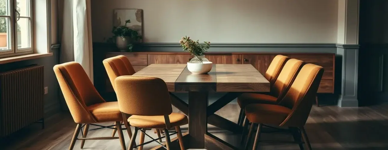 retro eettafel stoelen