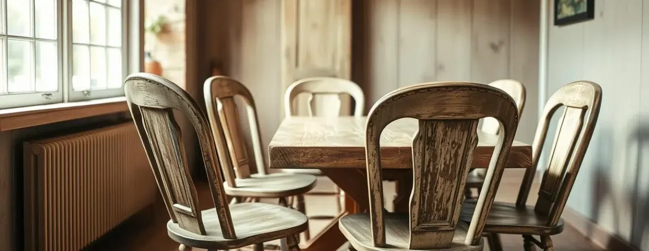retro houten eetkamerstoelen