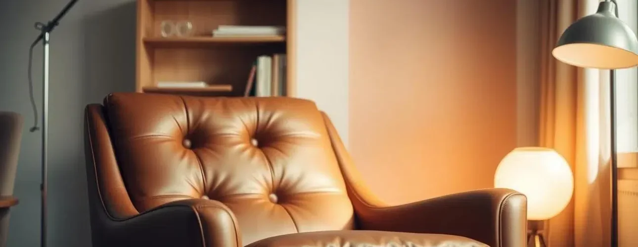 retro stoeltje in interieur