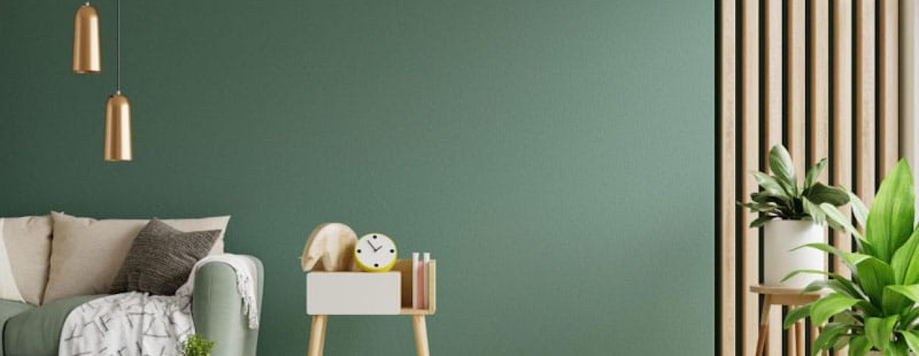 Scandinavisch interieur groen