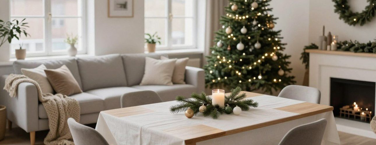 scandinavisch interieur kerst