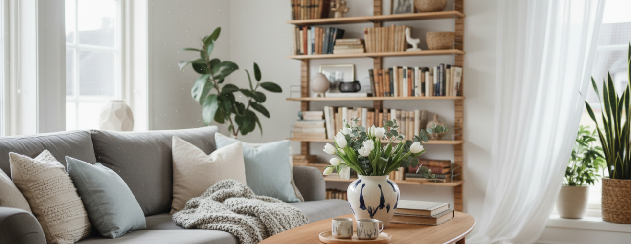 scandinavisch vintage interieur