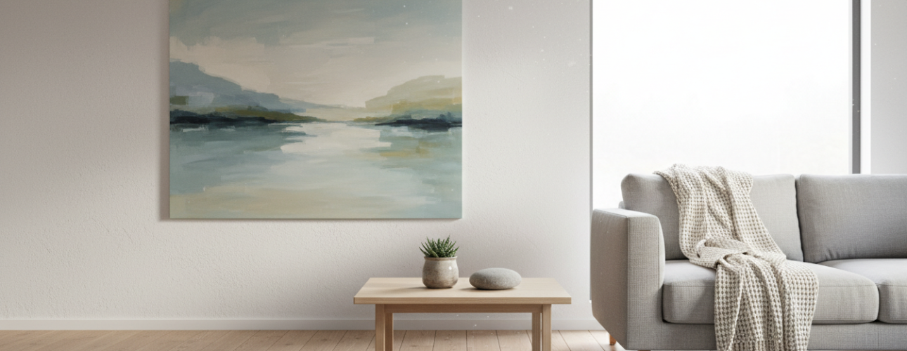 schilderij scandinavisch interieur