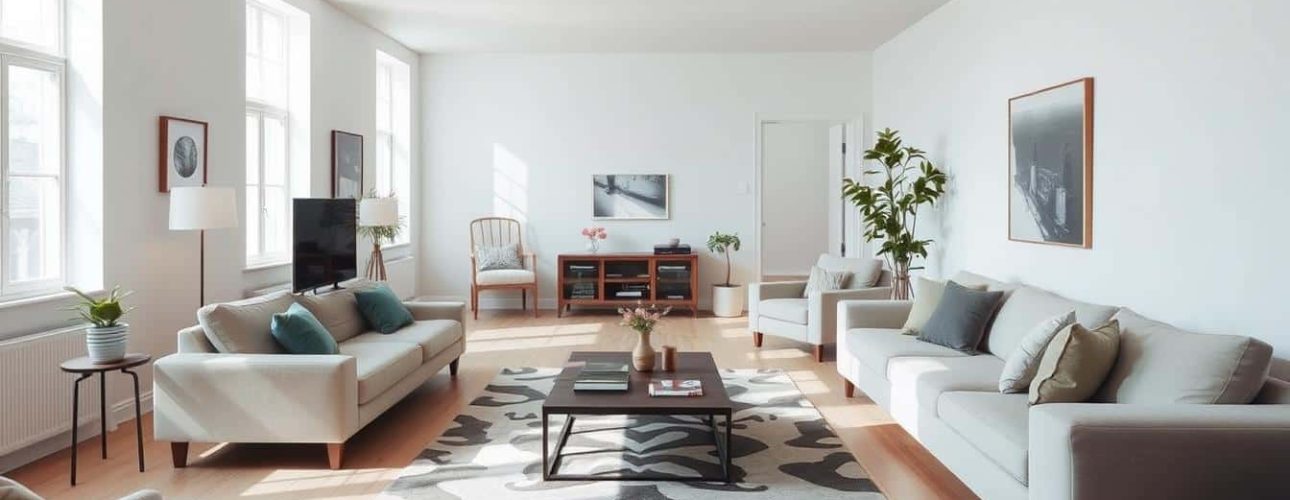 smalle woonkamer inrichten