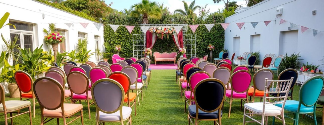 stoelen bij een zakelijke bijeenkomst