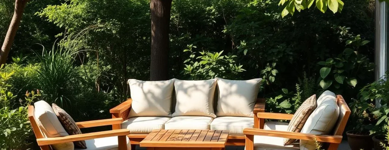 tuinset buiten laten staan