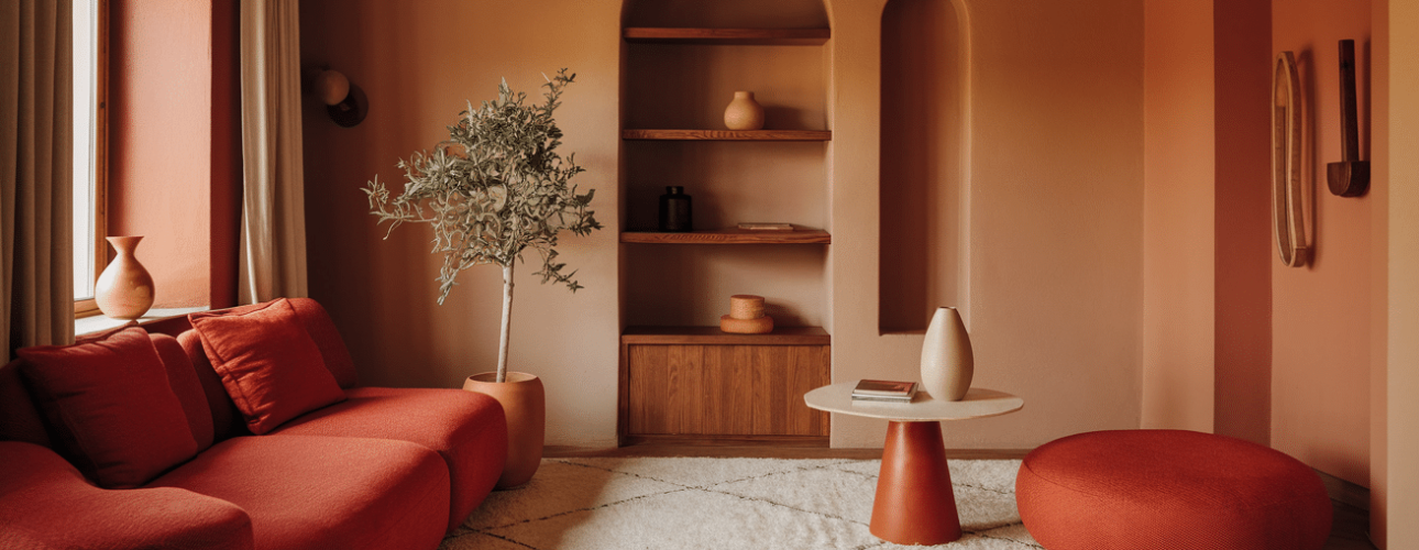 warme kleuren en een mooie ruimte