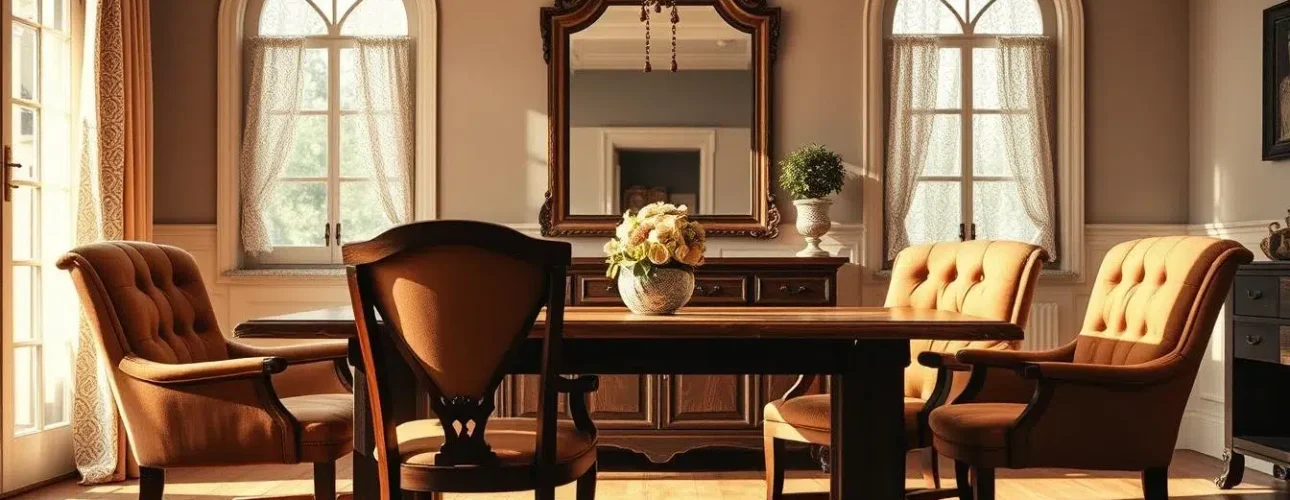 vintage design eetkamerstoelen