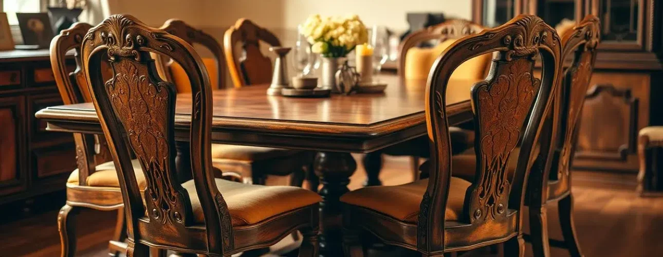 vintage eettafelstoelen