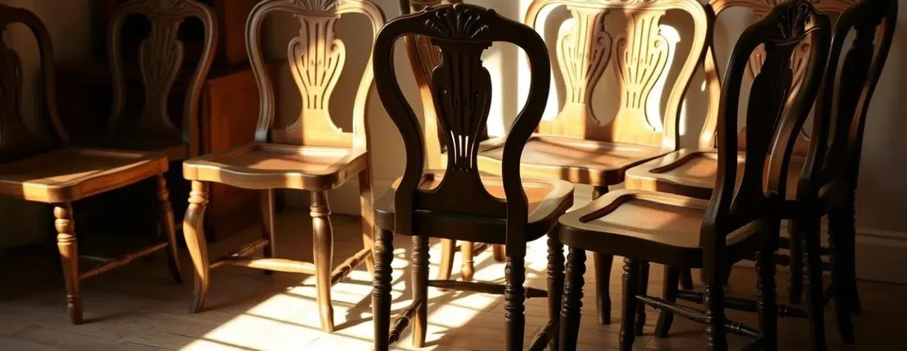 vintage stoelen collectie